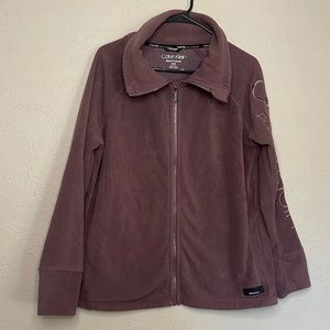 😍Calvin Klein Performance Purple Zipper Sweater